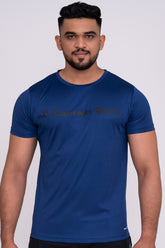 Solid Dye Round Neck T-Shirts Airforce Light Grey